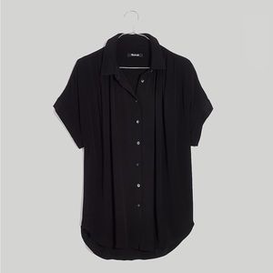 Madewell Charcoal Button Down Blouse